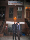 Anne and John at the American Legion Post on 132nd Street