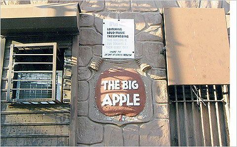 The Big Apple Placque photo by Barry Popick